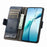 CASENEO For Realme C75 4G Phone Cases  PU Leather Cover Stand with RFID Blocking Wallet - Dark Blue - 3