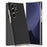 GKK For Samsung Galaxy S24 Ultra Case Electroplated PU + PC Phone Back Cover - Black - 1