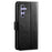 For Samsung Galaxy A55 5G Case Stand Card Holder Wallet Leather Phone Cover - Black - 6