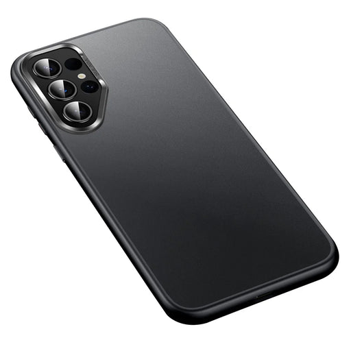 SULADA For Samsung Galaxy S25 Ultra Case PC+TPU Shockproof Matte Phone Protector Cover - Black - 1