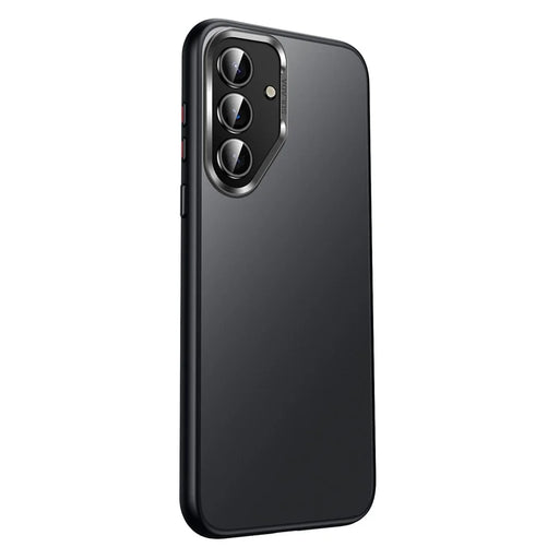 SULADA For Samsung Galaxy S25 Ultra Case PC+TPU Shockproof Matte Phone Protector Cover - Black - 2