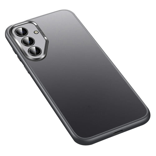 SULADA For Samsung Galaxy S25+ Case PC+TPU Shockproof Matte Phone Protector Cover - Grey - 1