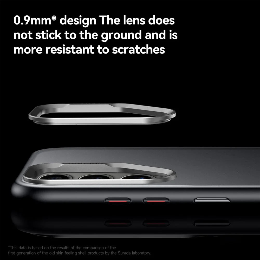 SULADA For Samsung Galaxy S25+ Case PC+TPU Shockproof Matte Phone Protector Cover - Grey - 4