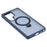 For Samsung Galaxy S25 Ultra Magnetic Case Rotary Ring Kickstand TPU + PC Phone Cover - Sapphire - 4