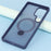 For Samsung Galaxy S25 Ultra Magnetic Case Rotary Ring Kickstand TPU + PC Phone Cover - Sapphire - 7