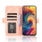For ZTE Blade V70  /  nubia V70 Leather Case Phone Wallet Cover with Multiple Card Slots - Pink - 3