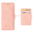 For ZTE Blade V70  /  nubia V70 Leather Case Phone Wallet Cover with Multiple Card Slots - Pink - 6