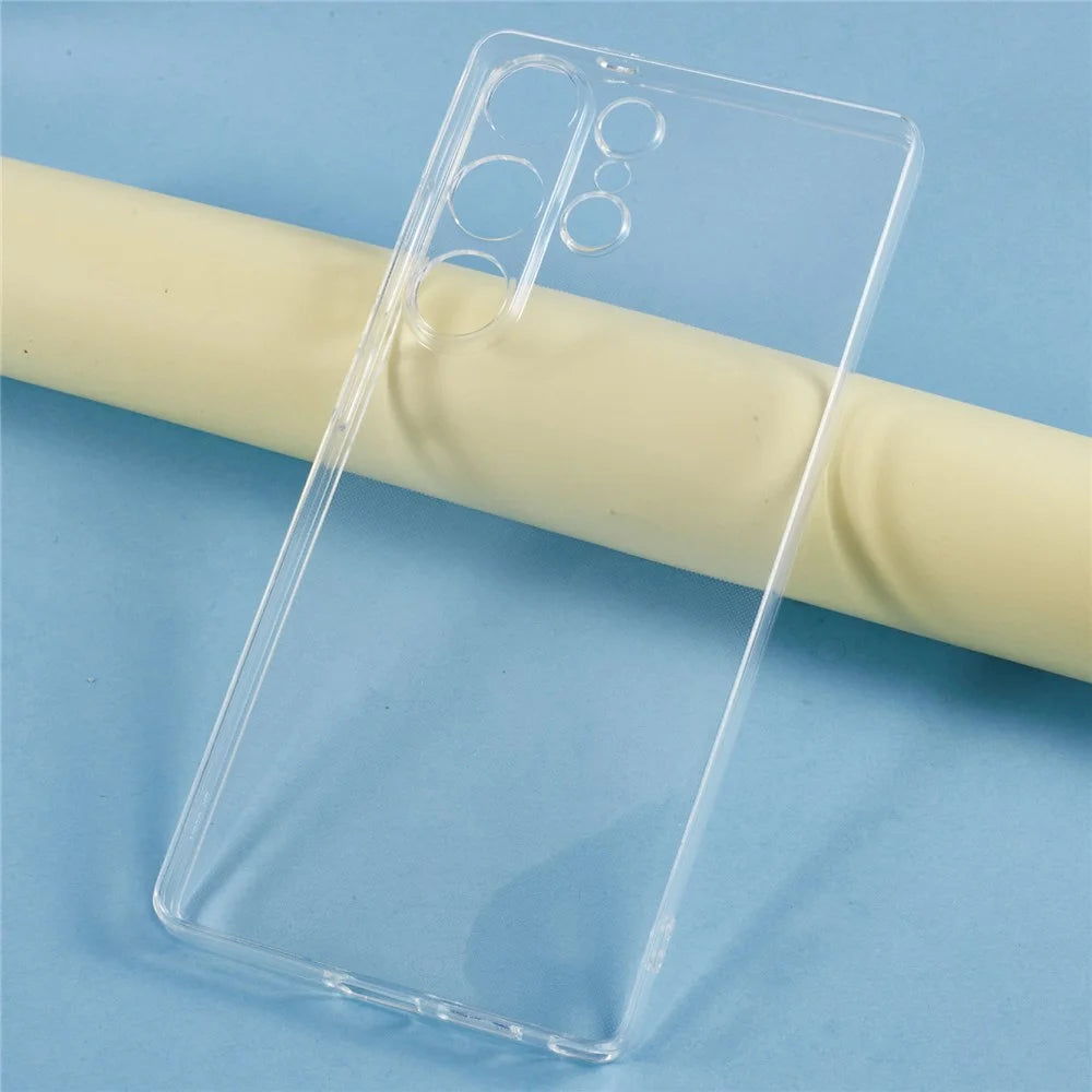 UNITHIN For Samsung Galaxy S24 Ultra Case Ultra Thin 0.7mm Clear TPU Anti Drop Phone Cover Precise Cutouts - 3