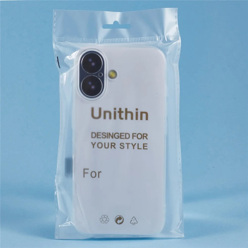 UNITHIN For iPhone 16 Plus Case Ultra Thin 0.7mm Clear TPU Anti Drop Phone Cover Precise Cutouts - 7