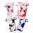For Google Pixel 9 Pro Fold 5G Case Fluffy Cute Cow Winter Plush Inner TPU Phone Cover - Black - 6