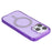 For iPhone 16 Pro Max Case Compatible with MagSafe 2.0mm PC + TPU Glitter Phone Cover - Purple - 6