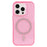 For iPhone 14 Pro Case Compatible with MagSafe 2.0mm PC + TPU Glitter Phone Cover - Pink - 4