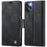 AUTSPACE For iPhone 11 Pro Case  A11 RFID Blocking Retro Leather Cell Phone Wallet Cover - Black - 1
