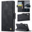 AUTSPACE For Samsung Galaxy Note20 5G Case  A11 RFID Blocking Retro Leather Cell Phone Wallet Cover - Black - 2