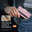 AUTSPACE For Samsung Galaxy Z Fold5 5G Case  A11 RFID Blocking Retro Leather Cell Phone Wallet Cover - Pink - 6