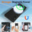 For Sony Xperia 1 V Magnetic Case Anti-Drop Liquid Silicone Phone Cover - Black - 3