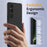 For Sony Xperia 1 V Magnetic Case Anti-Drop Liquid Silicone Phone Cover - Black - 4