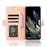 Leather Case for Blackview Wave 8 / Wave 8C / Oscal Flat 2 Phone Wallet Cover with Multiple Card Slots - Pink - 3