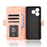 Leather Case for Blackview Wave 8 / Wave 8C / Oscal Flat 2 Phone Wallet Cover with Multiple Card Slots - Pink - 5