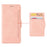 Leather Case for Blackview Wave 8 / Wave 8C / Oscal Flat 2 Phone Wallet Cover with Multiple Card Slots - Pink - 6