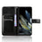 Leather Case for Blackview Wave 8 / Wave 8C / Oscal Flat 2 Crazy Horse Texture Phone Wallet Cover - Black - 2