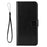 Leather Case for Blackview Wave 8 / Wave 8C / Oscal Flat 2 Crazy Horse Texture Phone Wallet Cover - Black - 5