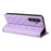 For Samsung Galaxy S24 FE Case Suction Cup PU Leather Wallet Phone Cover with Straps - Purple - 3