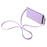 For Samsung Galaxy S25 Case Suction Cup PU Leather Wallet Phone Cover with Straps - Purple - 4
