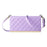 For Samsung Galaxy S25 Case Suction Cup PU Leather Wallet Phone Cover with Straps - Purple - 5
