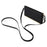For Samsung Galaxy S25 Ultra Case Suction Cup PU Leather Wallet Phone Cover with Straps - Black - 4