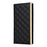 For Samsung Galaxy S25 Ultra Case Suction Cup PU Leather Wallet Phone Cover with Straps - Black - 6
