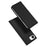 DUX DUCIS Skin Pro Series For iPhone 17e / 16e Case Leather Stand Cover Card Holder - Black - 1