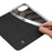 DUX DUCIS Skin Pro Series For iPhone 17e / 16e Case Leather Stand Cover Card Holder - Black - 7
