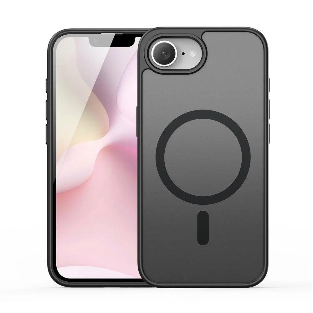 DUX DUCIS For iPhone 17e / 16e Case  Yind Series PC+TPU Phone Cover Compatible with MagSafe - Black - 1