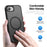 DUX DUCIS For iPhone 17e / 16e Case  Yind Series PC+TPU Phone Cover Compatible with MagSafe - Black - 5