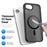 DUX DUCIS For iPhone 17e / 16e Case  Yind Series PC+TPU Phone Cover Compatible with MagSafe - Black - 6