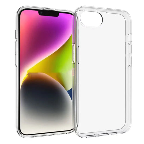 For iPhone 17e / 16e Case Anti-Fingerprint Crystal Clear TPU Phone Cover - 1