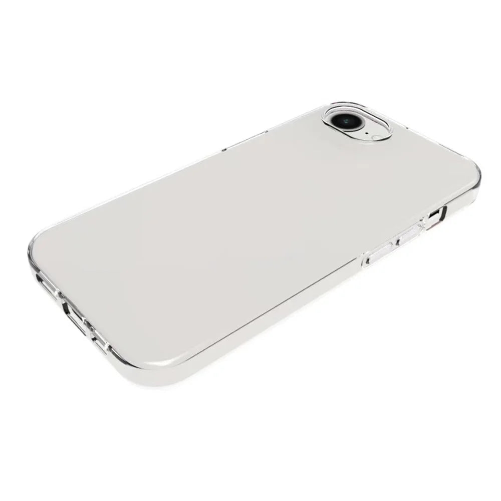 For iPhone 17e / 16e Case Anti-Fingerprint Crystal Clear TPU Phone Cover - 3