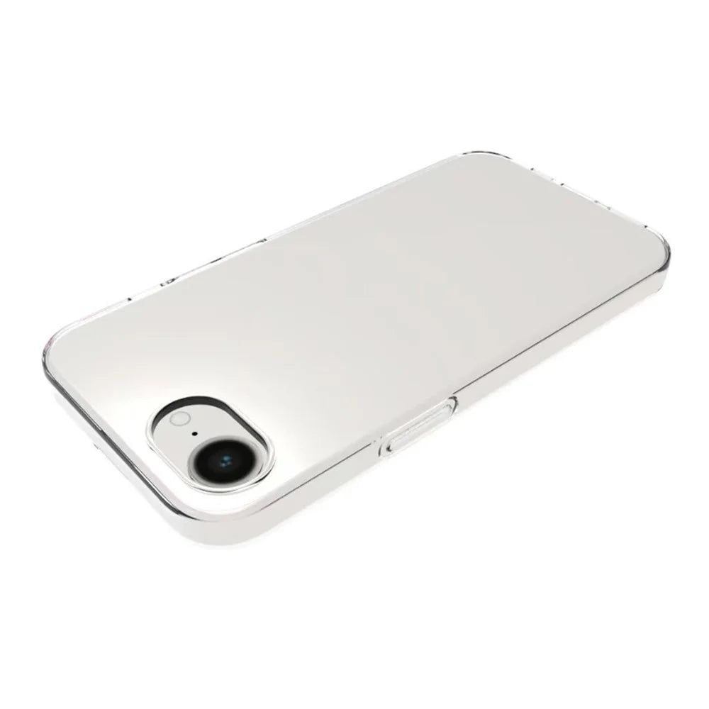 For iPhone 17e / 16e Case Anti-Fingerprint Crystal Clear TPU Phone Cover - 4