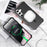 For Samsung Galaxy S25 / S24 Magnetic Case Small Wavy Edge PC + TPU Phone Cover - Black - 2