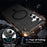 For Samsung Galaxy S25 / S24 Magnetic Case Small Wavy Edge PC + TPU Phone Cover - Black - 3