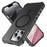 For iPhone 13 Pro Max Case Compatible with MagSafe Small Wavy Edge PC + TPU Phone Cover - Black - 1