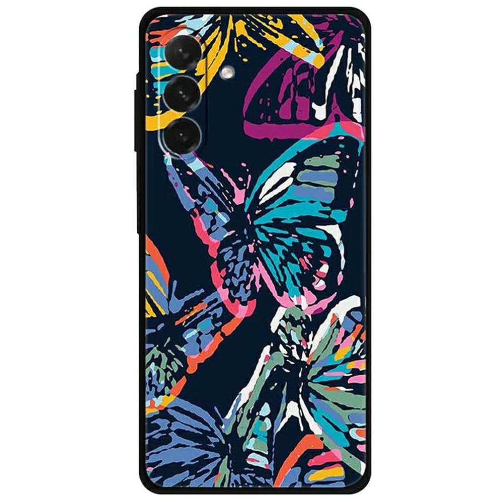 For Samsung Galaxy A26 5G Case Pattern Printing Soft TPU Cell Phone Cover - Splendid Butterfly - 1