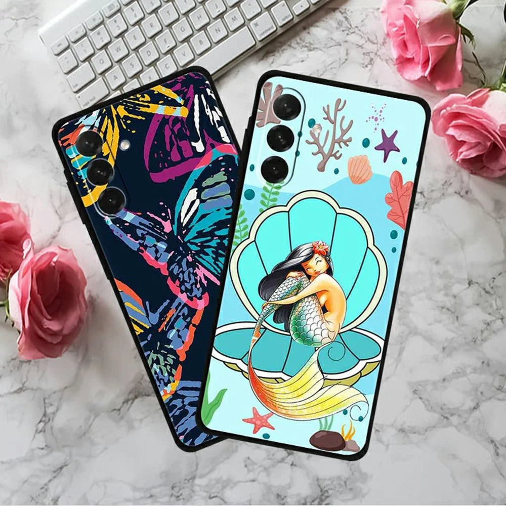For Samsung Galaxy A26 5G Case Pattern Printing Soft TPU Cell Phone Cover - Splendid Butterfly - 4