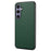For Samsung Galaxy S25+ Case Calf Texture Leather + PC + TPU Phone Cover - Green - 1