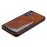For Samsung Galaxy S25+ Case with Card Holder Leather + PC + TPU Crocodile Textured Back Cover - Brown - 4
