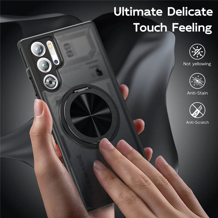 For Asus ROG Phone 8 5G / 8 Pro 5G Magnetic Case TPU + PC Rotary Kickstand Phone Cover - 6