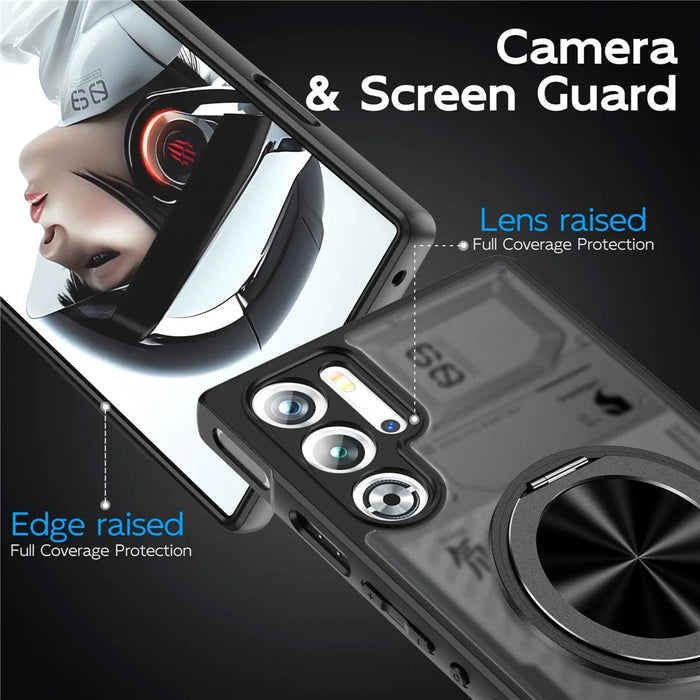 For Asus ROG Phone 8 5G / 8 Pro 5G Magnetic Case TPU + PC Rotary Kickstand Phone Cover - 7