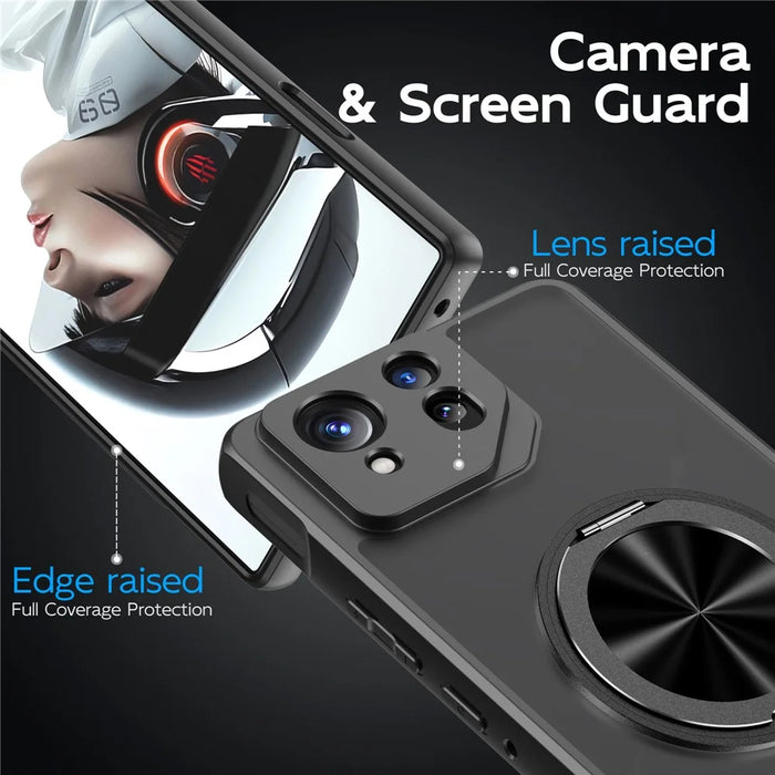 For ZTE nubia Red Magic 9 Pro 5G / 9 Pro+ 5G Magnetic Case TPU + PC Rotary Kickstand Phone Cover - 6