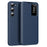For Samsung Galaxy S23 Leather Phone Case with View Window Card Slot - Sapphire - 1
